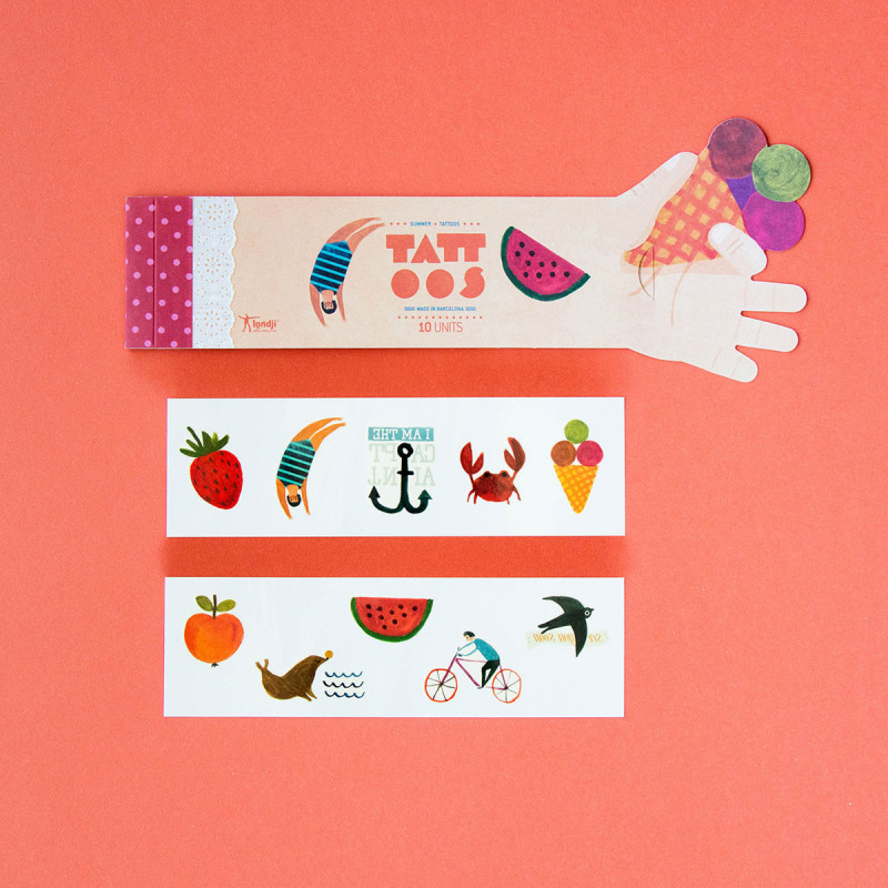 10 Summer Kids decals